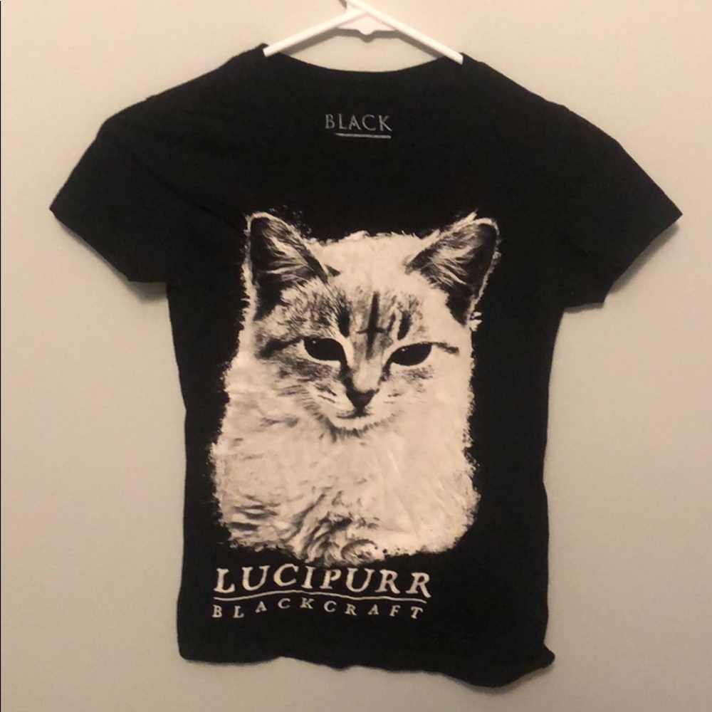Cat t-shirt, fitted